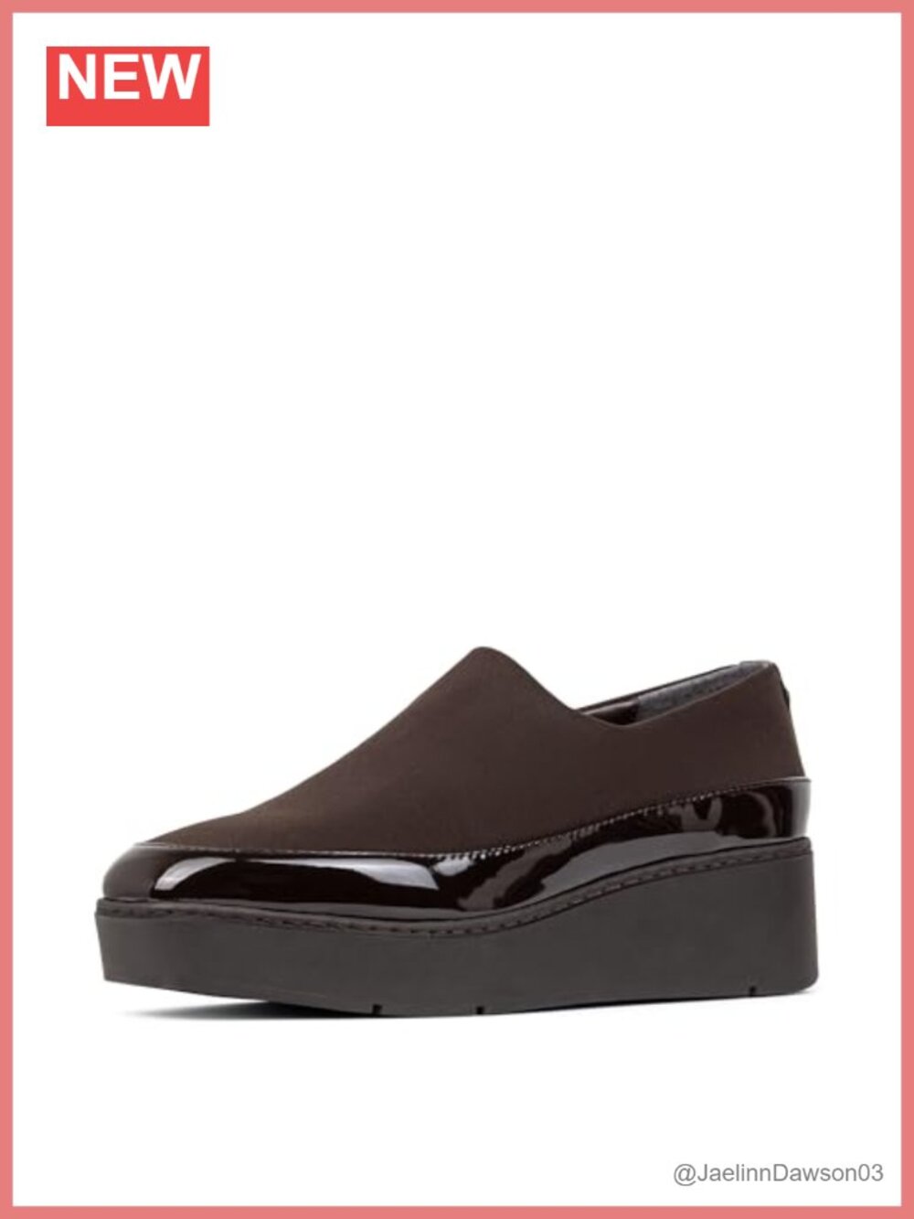 Women's Stretch Suede Slip-On Loafers Memory Foam Cushioned Wedge Heel